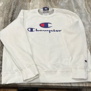 Champion White sweatshirt , new